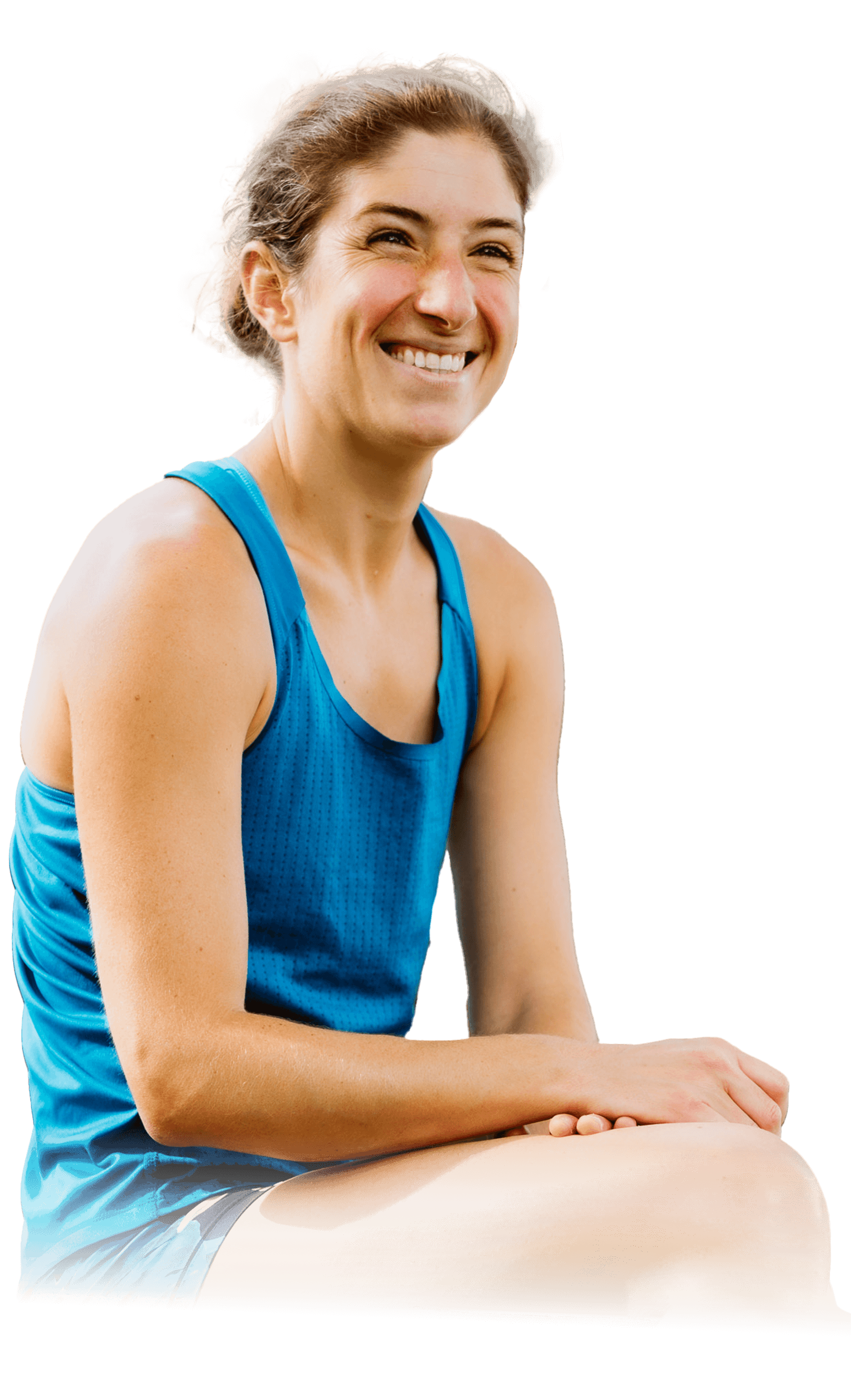 Jeune femme souriante